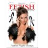Pinzas Pezones con Plumas Fetish