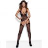 Bodystocking F208 [S/M/L] [Negro]
