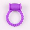 Anillo Pene Vibrador Bolitas [Lila]