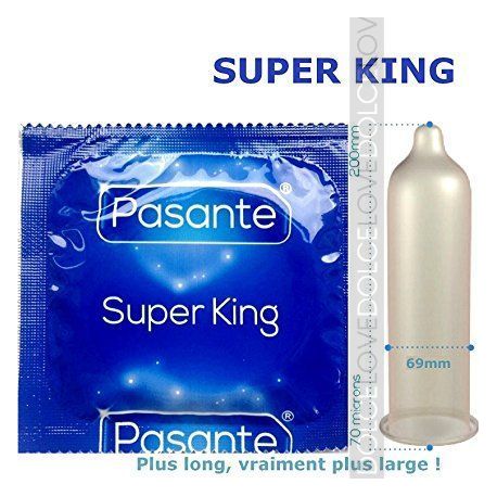 144 Condones Pasantes Super King Size