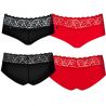 Pack 2 Shorties Lacea [Rojo y Negro] [L/XL]