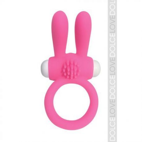 Anillo Vibrador Rabbit Neon [Rosa]