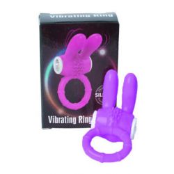 Anillo Vibrador Conejito Teba [Rosa-Purpura]