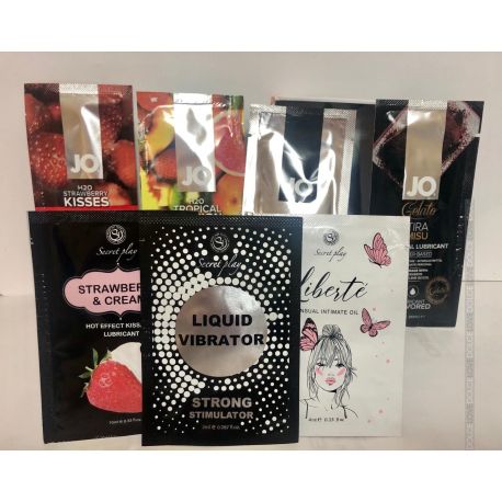 Kit con 6 probadores de Cosmética erótica 